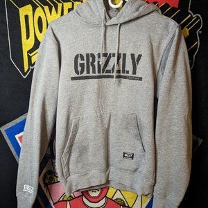 Gizzley Griptape Skateboards Gray Pullover Hoodie sz Small
